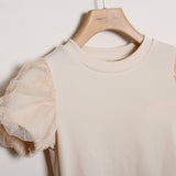 T-Shirt Manica Tulle