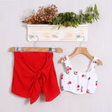 Kirschanzug mit Shorts 