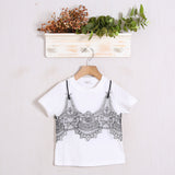 T-Shirt Combinata Con Top