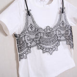 T-Shirt Combinata Con Top