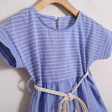 Vestito Lino Rigato