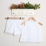 Geblümter Anzug mit Shorts