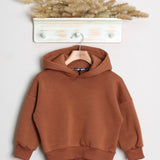 Felpa Basic Con Cappuccio