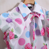 Camicia Fantasia Manica Sbuffo
