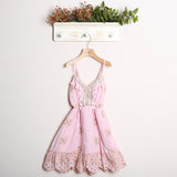 Vestito In Lino Con Ricami