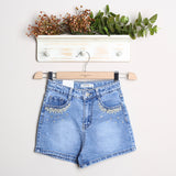 Geblümter Anzug mit Shorts