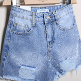 Geblümter Anzug mit Shorts