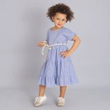 Vestito Lino Rigato