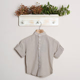Camicia Lino Collo Coreano