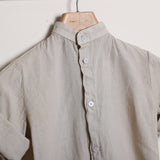 Camicia Lino Collo Coreano