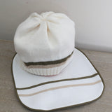 Set Cappellino+Bavetta "Sartoria Dei Piccoli"