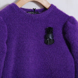 Vestito In Maglia Con Applicazioni