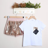 Completo Con Short Pailettes