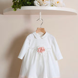 Zweifarbiges Kirschkleid 