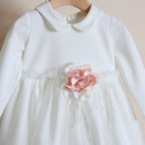 Zweifarbiges Kirschkleid 