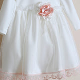 Zweifarbiges Kirschkleid 