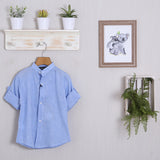 Camicia Lino "Pierre Cardin" Collo Coreano