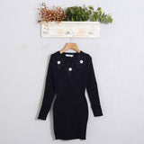Vestito Slim Con Applicazioni