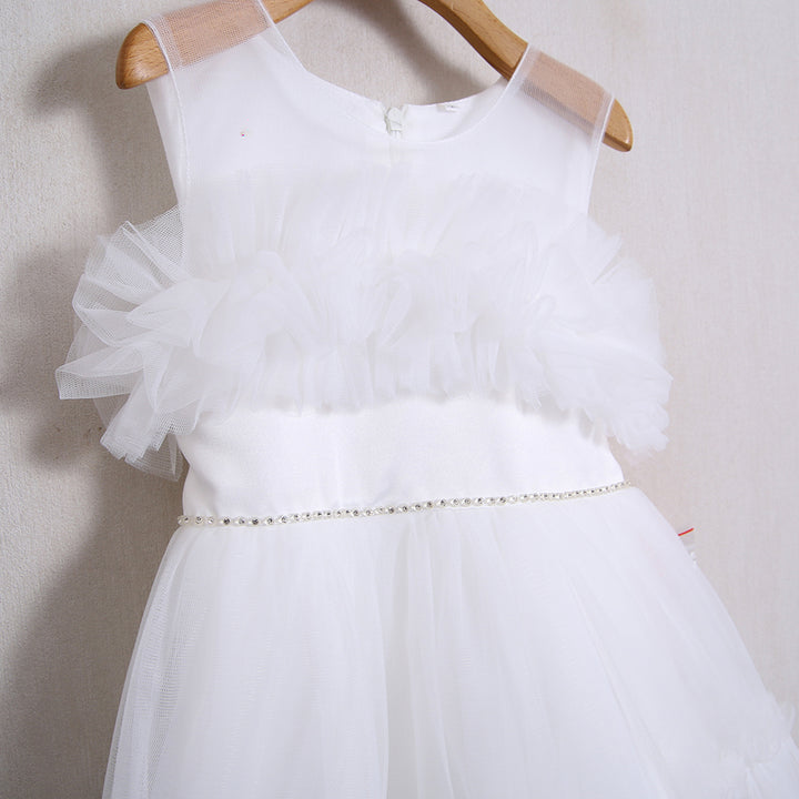 Vestito Cerimoniale Con Tulle