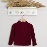 Zweifarbiges Kirschkleid 