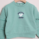 Zweifarbiges Kirschkleid 