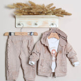 Completo Con Leggings+Felpa+T-Shirt