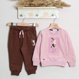 Zweifarbiges Kirschkleid 