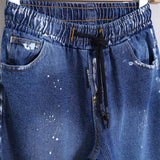 Denim Regular Fit Con Molla In Vita