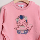 Zweifarbiges Kirschkleid 