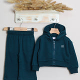 Zweifarbiges Kirschkleid 