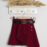 Gonna Taglio Obliquo (Cintura Inclusa)