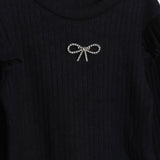 Shirt A Coste Con Spilla