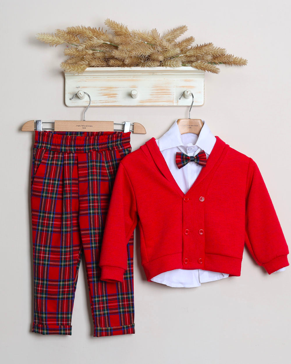 Completo Scozzese Con Pantalone