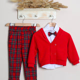 Completo Scozzese Con Pantalone