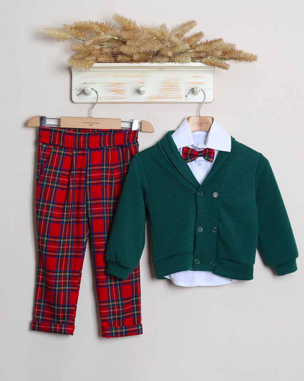 Completo Scozzese Con Pantalone