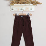 Leinenhose mit normaler Passform (Zubehör im Lieferumfang enthalten)