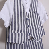 Pierre Cardin Zeremonienanzug (kurz + Hemd + Weste + Fliege)