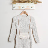 Vestito In Maglia (Borsetta Inclusa)