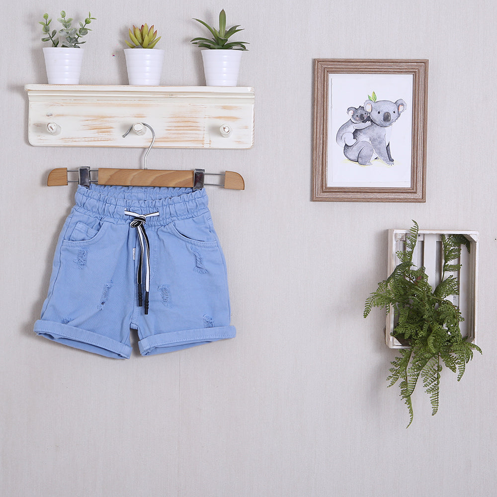 Short Denim Rotture