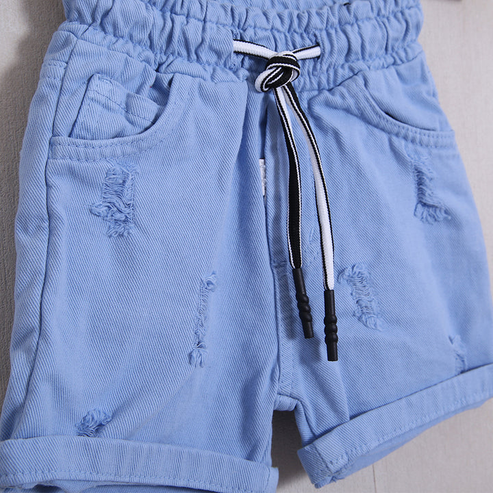 Short Denim Rotture