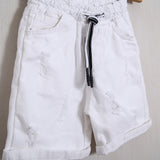 Short Denim Rotture