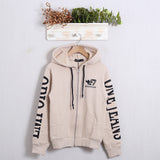Felpa Cappuccio Con Zip