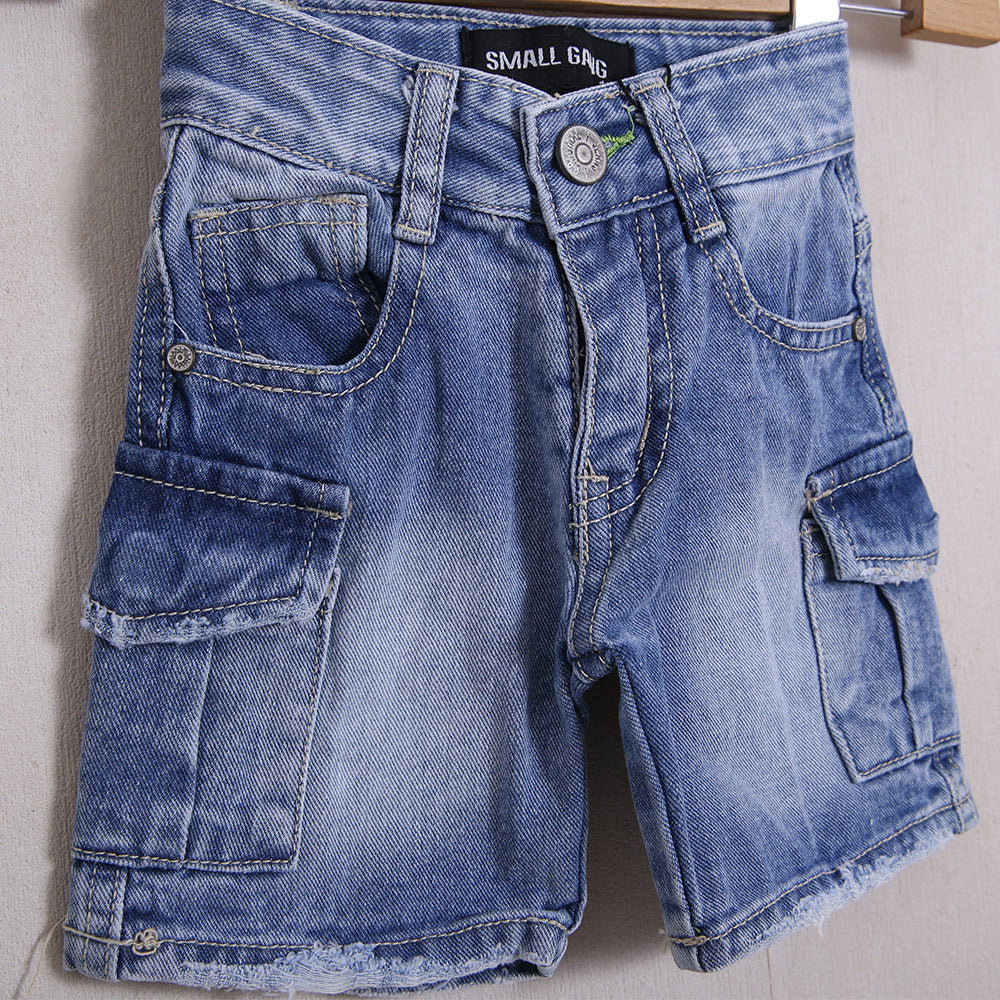 Short Denim Cargo