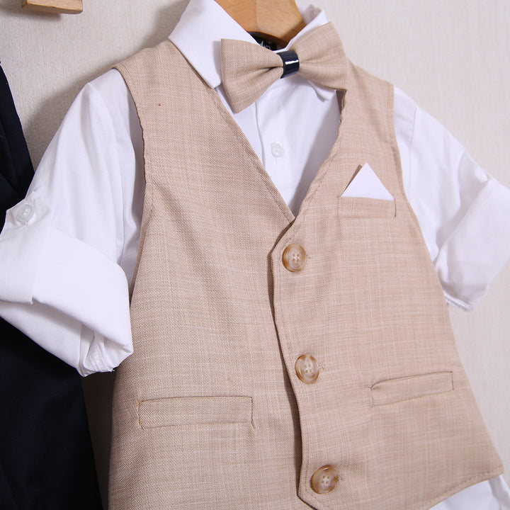 Completo Cerimoniale Pantalone+Camicia+Gilet+Papillon "Pierre Cardin"