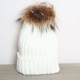 Geflochtene Bommelmütze