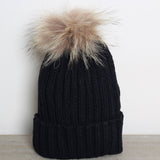 Geflochtene Bommelmütze