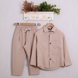 Coordinato Gessato Con Pantalone