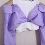 Camicia Combinata Con T-Shirt