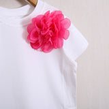 T-Shirt Con Spilla Fiocco
