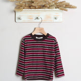 Zweifarbiges Kirschkleid 